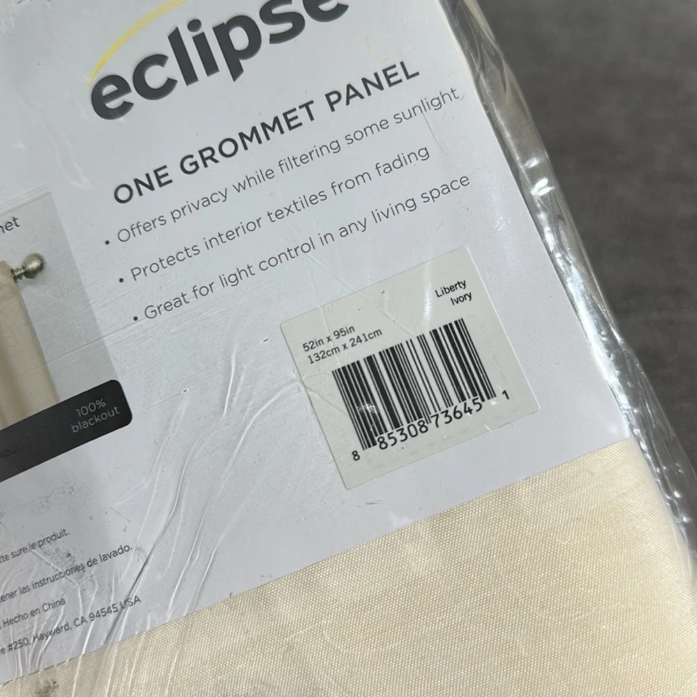 🥰🥰Eclipse Liberty Light-Filtering Grommet Top Curtain Panels🥰🥰